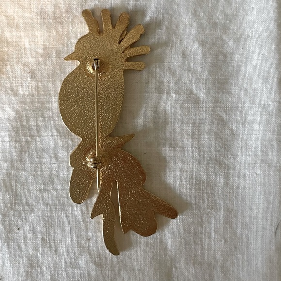 1980s Fancy Bird Brooch - Picture 3 of 3